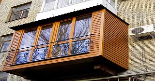 Внешняя отделка балкона Подольск цена от 1039 руб. м/2.