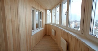 Внутренняя отделка лоджии Подольск, цена от 208 руб. м2
